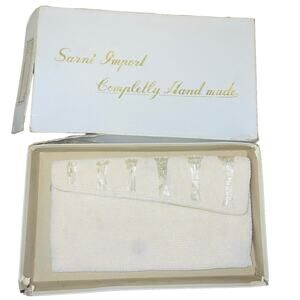 Sarni Import Handmade Beaded Clutch in Original Box Wedding Bridal Japan